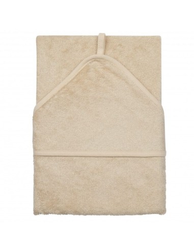 Capa de baño, color almendra de bambú. Timboo